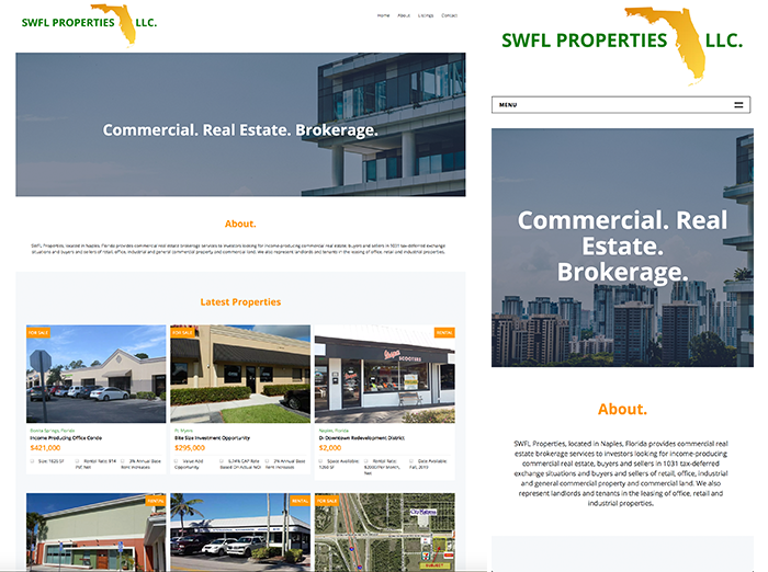 Commercial Real Estate Website Design
